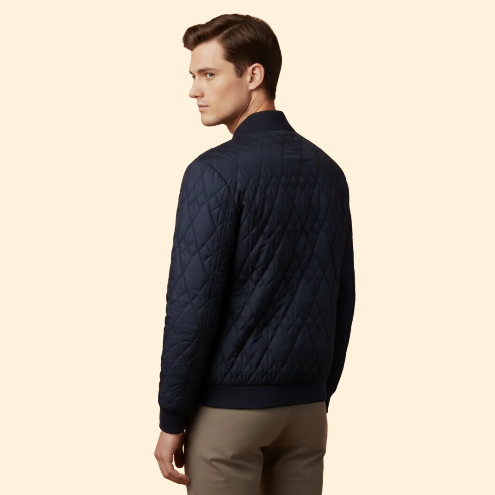 Men’s Classic Quilted Jacket - Image 5
