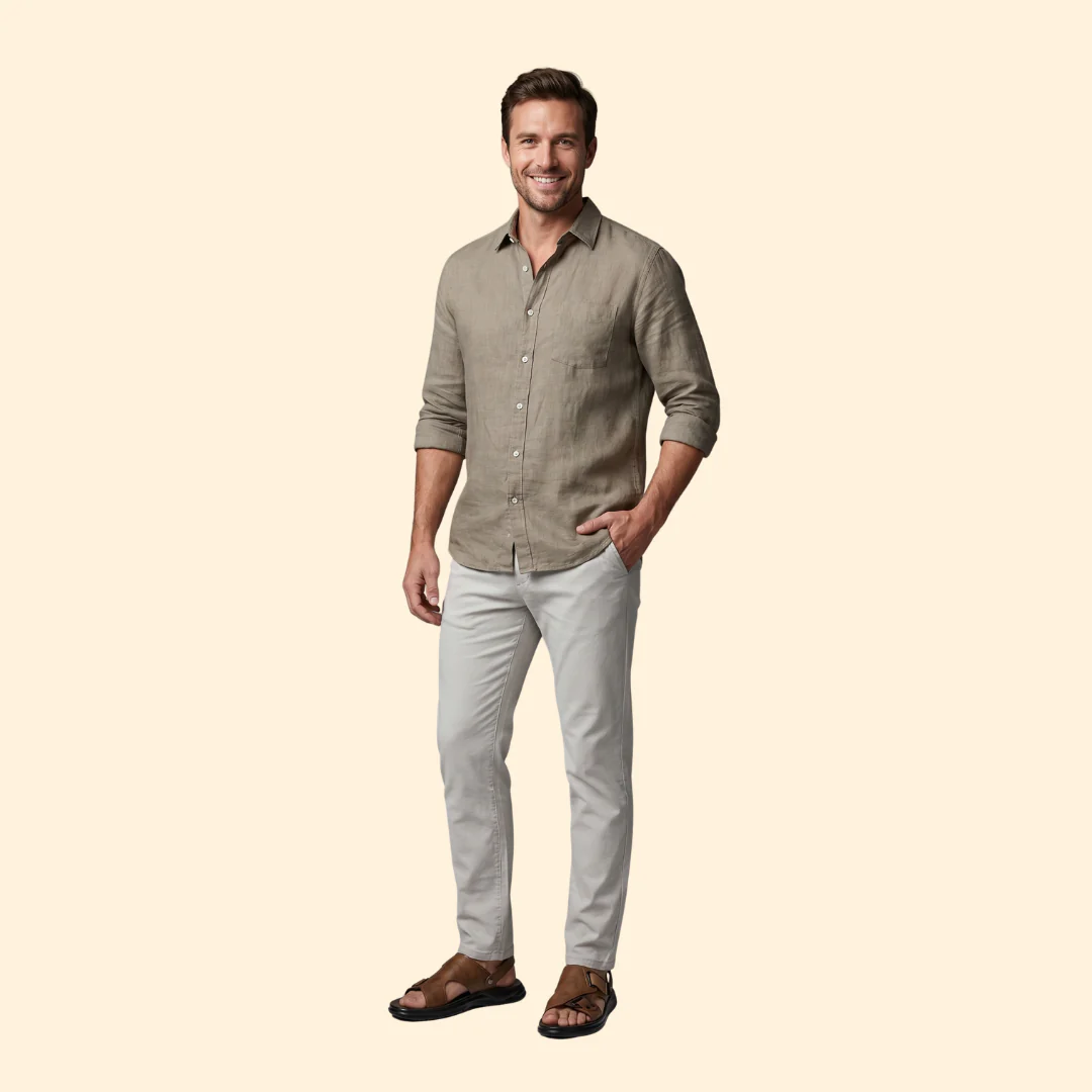 Men's Adjustable Strap Sandals - Image 2