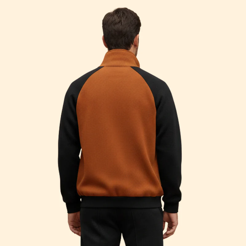 Men’s Bomber Jacket Set with Zip Pockets - Image 4