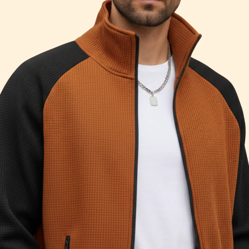 Men’s Bomber Jacket Set with Zip Pockets - Image 6