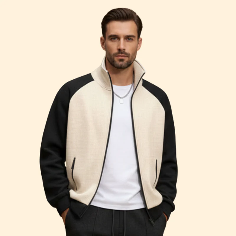Men’s Bomber Jacket Set with Zip Pockets - Image 9