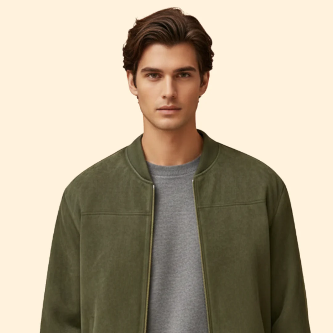 Men’s Bomber Jacket with Long Sleeve Style - Image 4