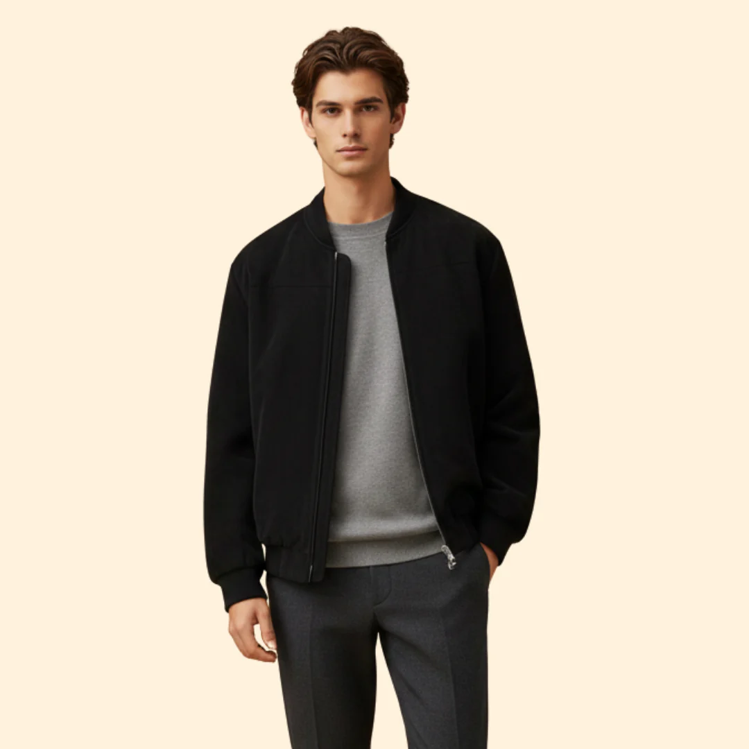 Men’s Bomber Jacket with Long Sleeve Style - Image 6