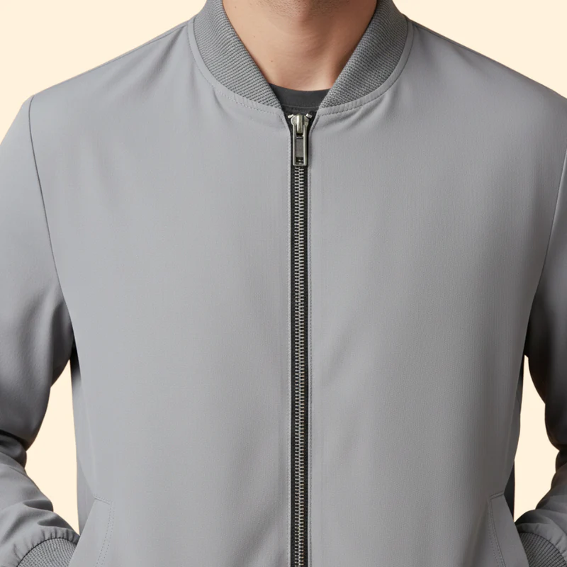 Men’s Bomber Jacket with Sporty Design - Image 5
