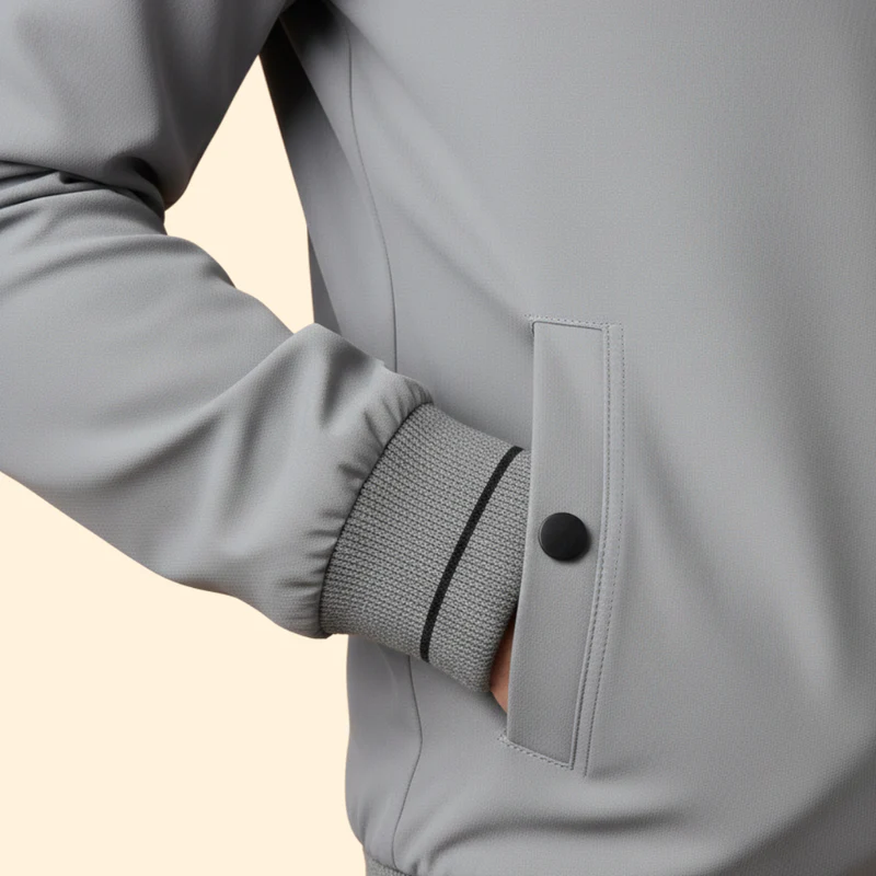 Men’s Bomber Jacket with Sporty Design - Image 6