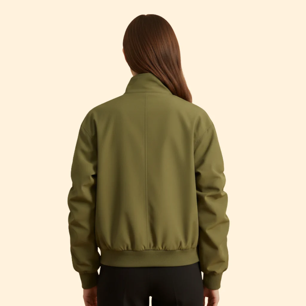 Men’s Bomber Jacket with Structured Sleeves - Image 4