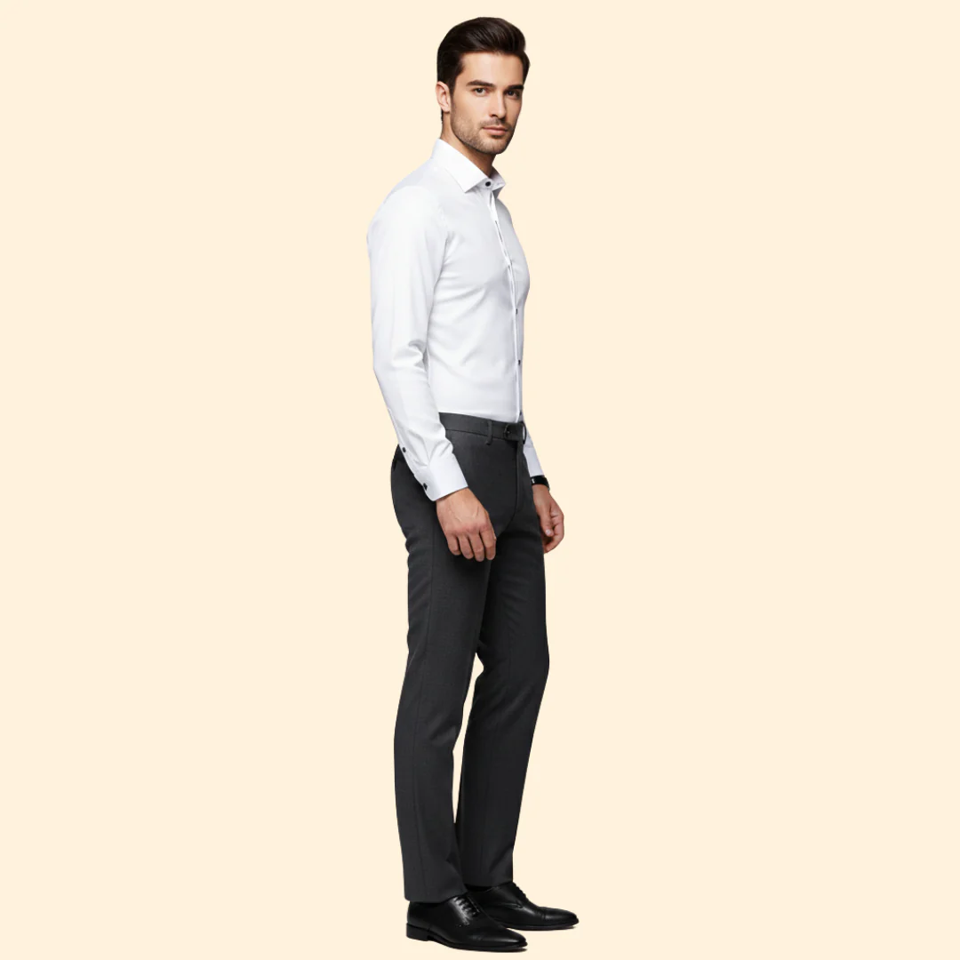 Tommy Men’s Button-Up Shirt with Spread Collar - Image 4