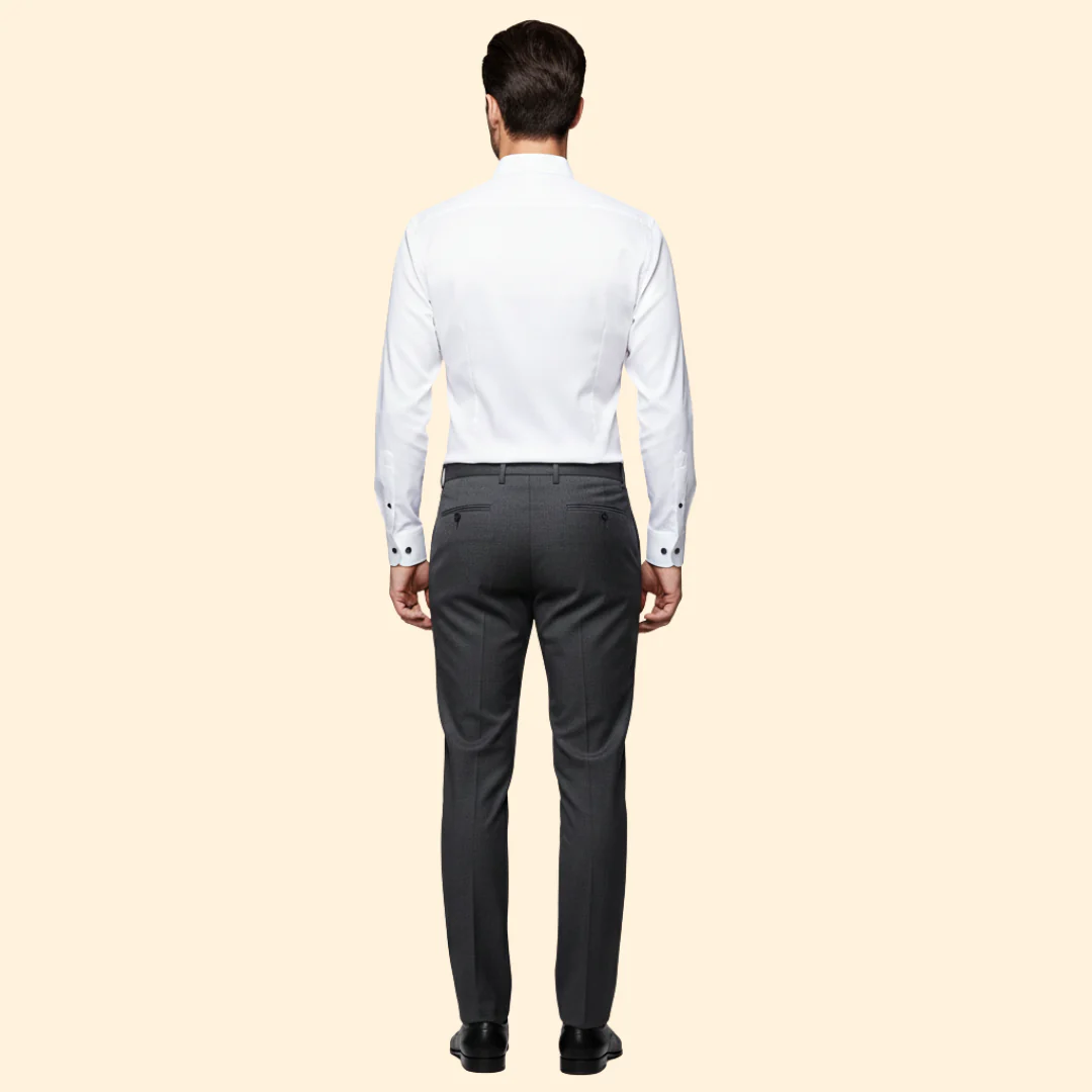 Tommy Men’s Button-Up Shirt with Spread Collar - Image 5