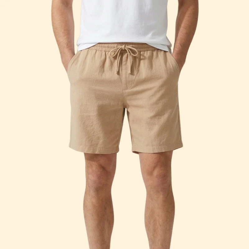 Men's Cargo Shorts with Elastic Waistband - Image 3