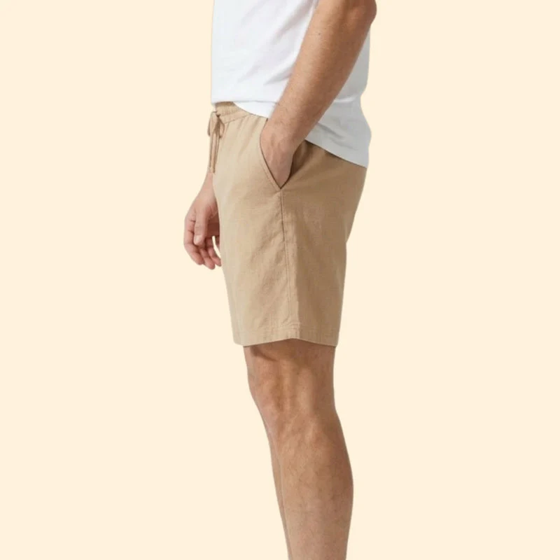 Men's Cargo Shorts with Elastic Waistband - Image 4