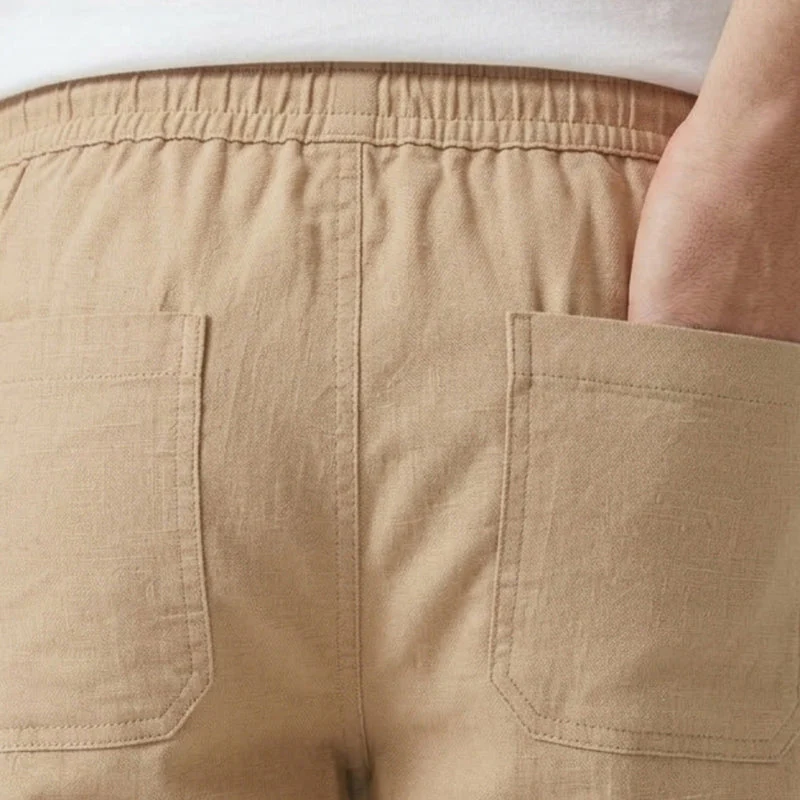Men's Cargo Shorts with Elastic Waistband - Image 6