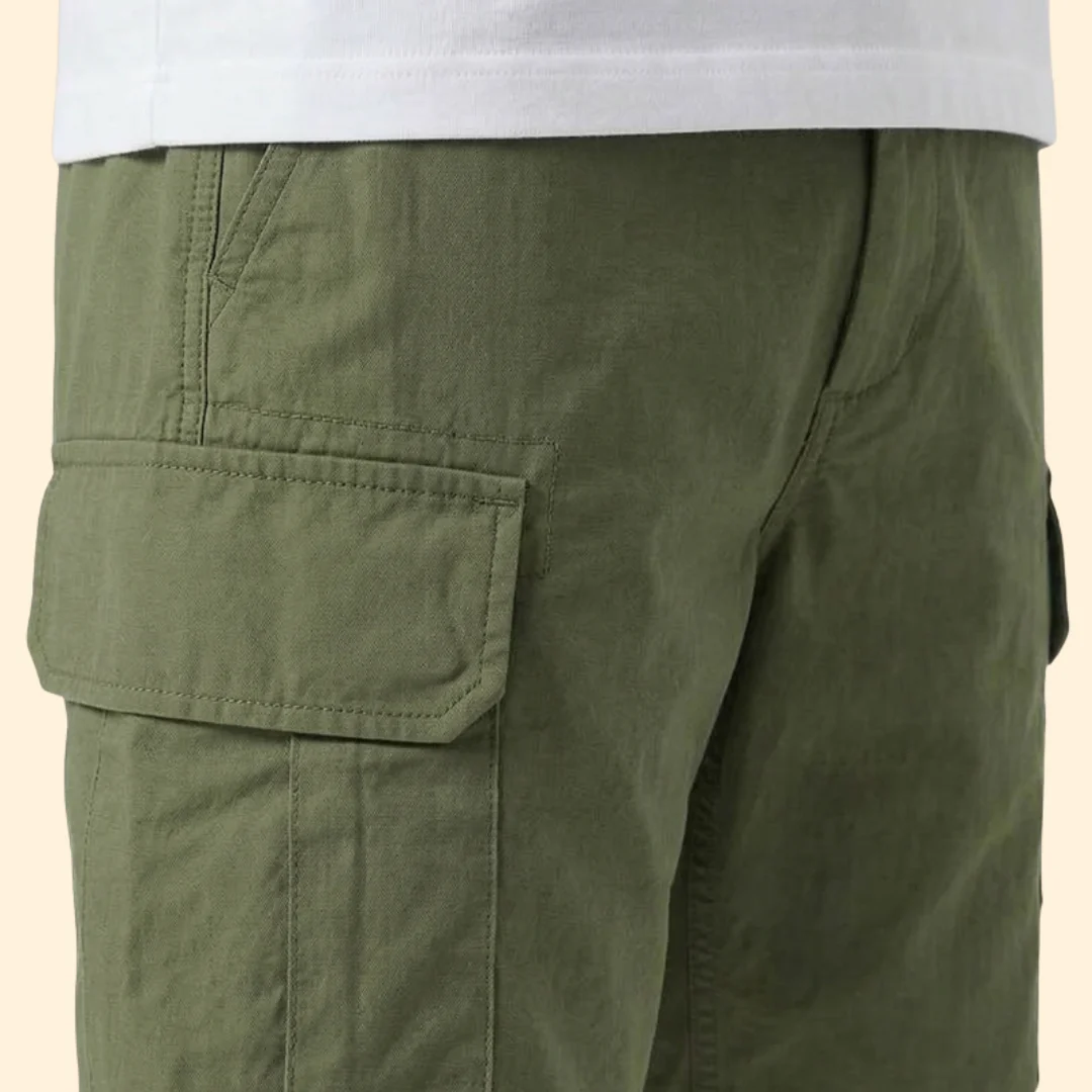 Men’s Cargo Shorts with Pockets and Drawstring - Image 6