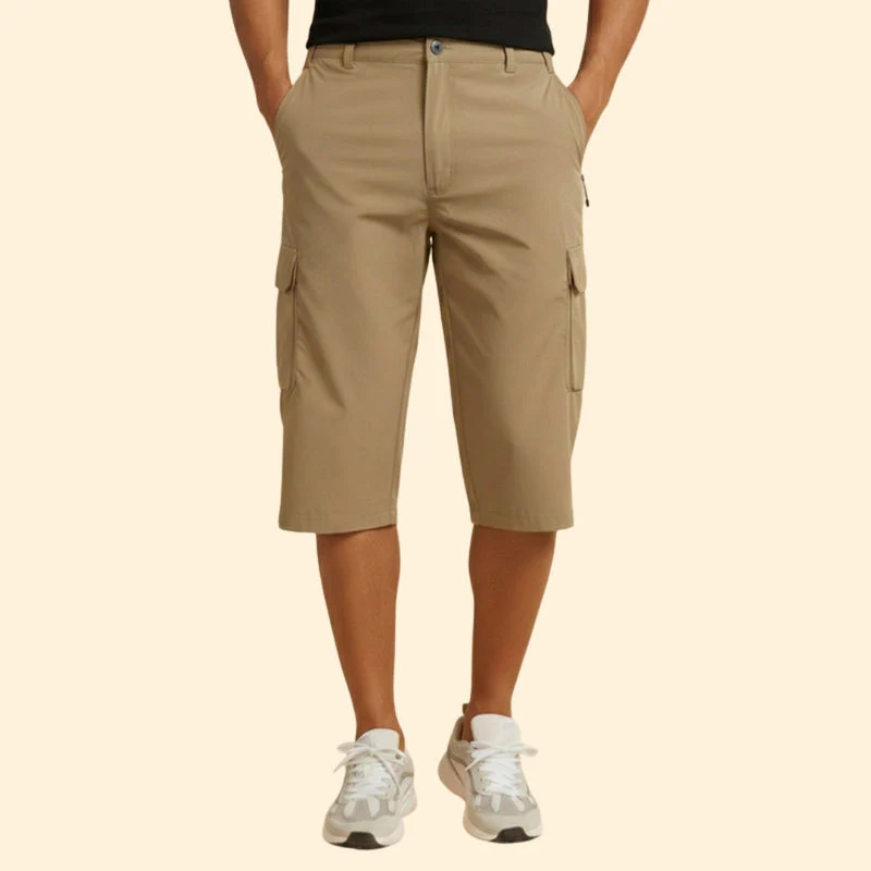 Men’s Cargo Shorts with Zip and Button Closure - Image 10