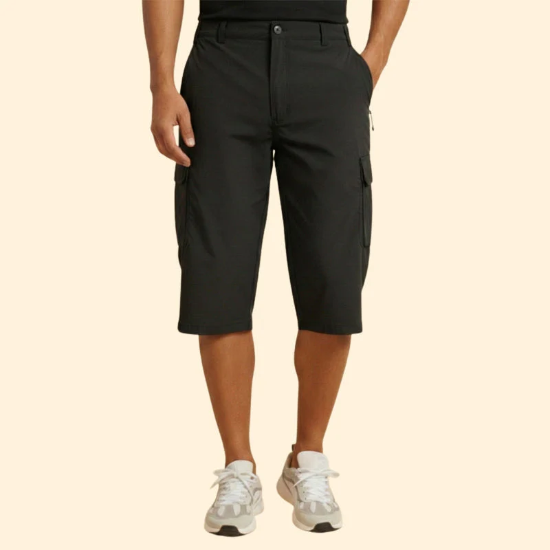 Men’s Cargo Shorts with Zip and Button Closure - Image 12