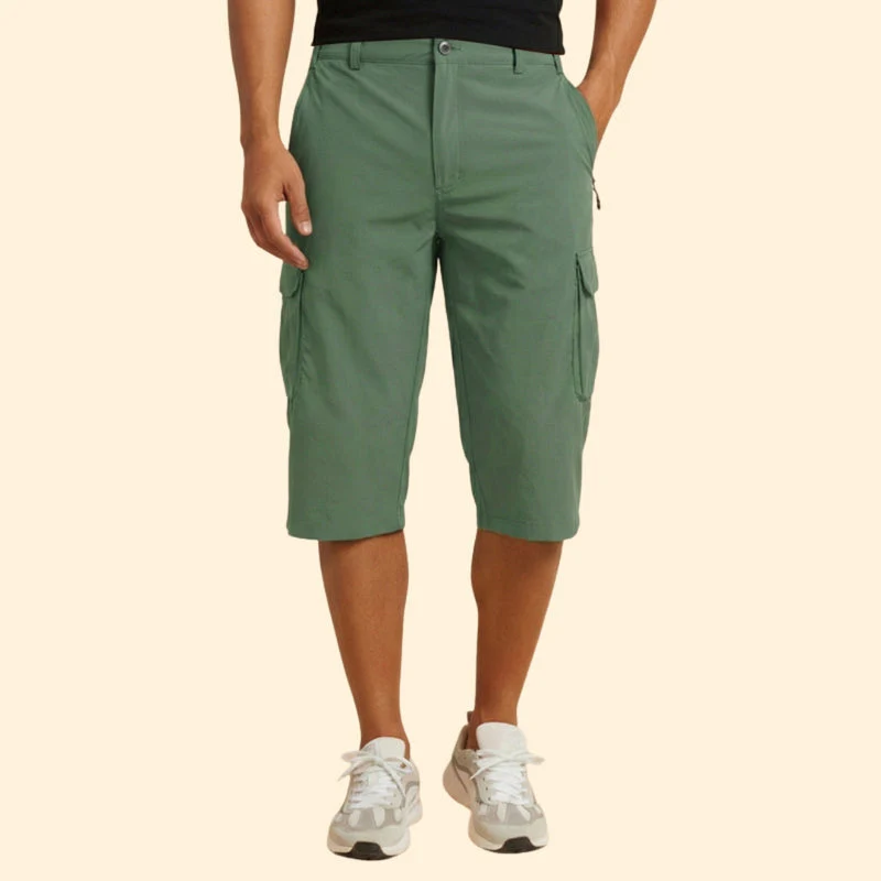 Men’s Cargo Shorts with Zip and Button Closure - Image 13