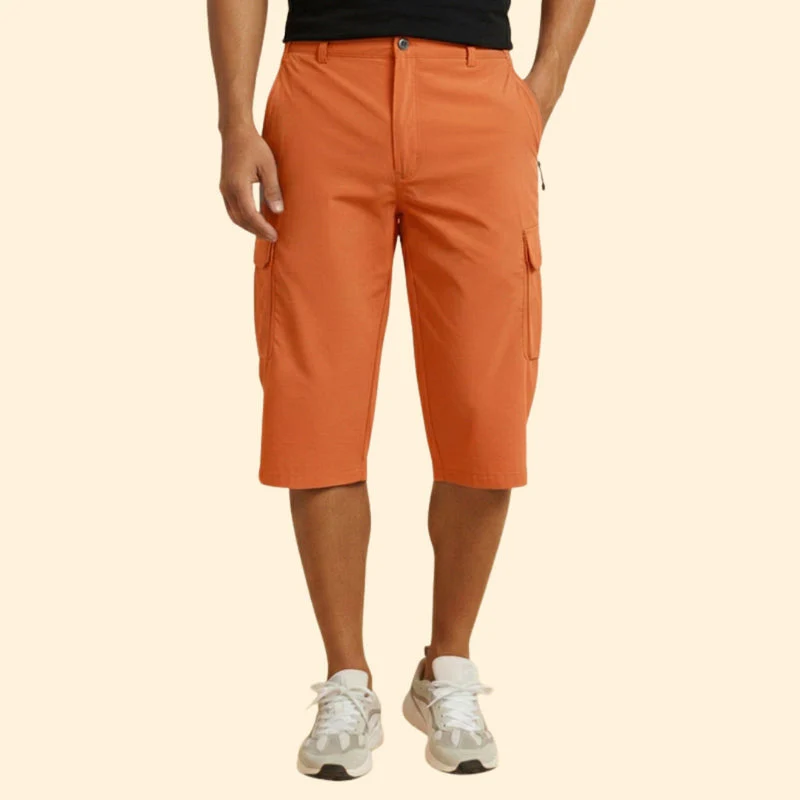 Men’s Cargo Shorts with Zip and Button Closure - Image 14