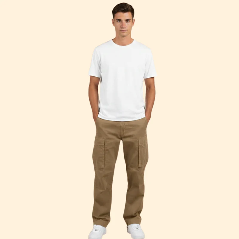Men’s Cargo Trousers with Side Flap Pockets - Image 7