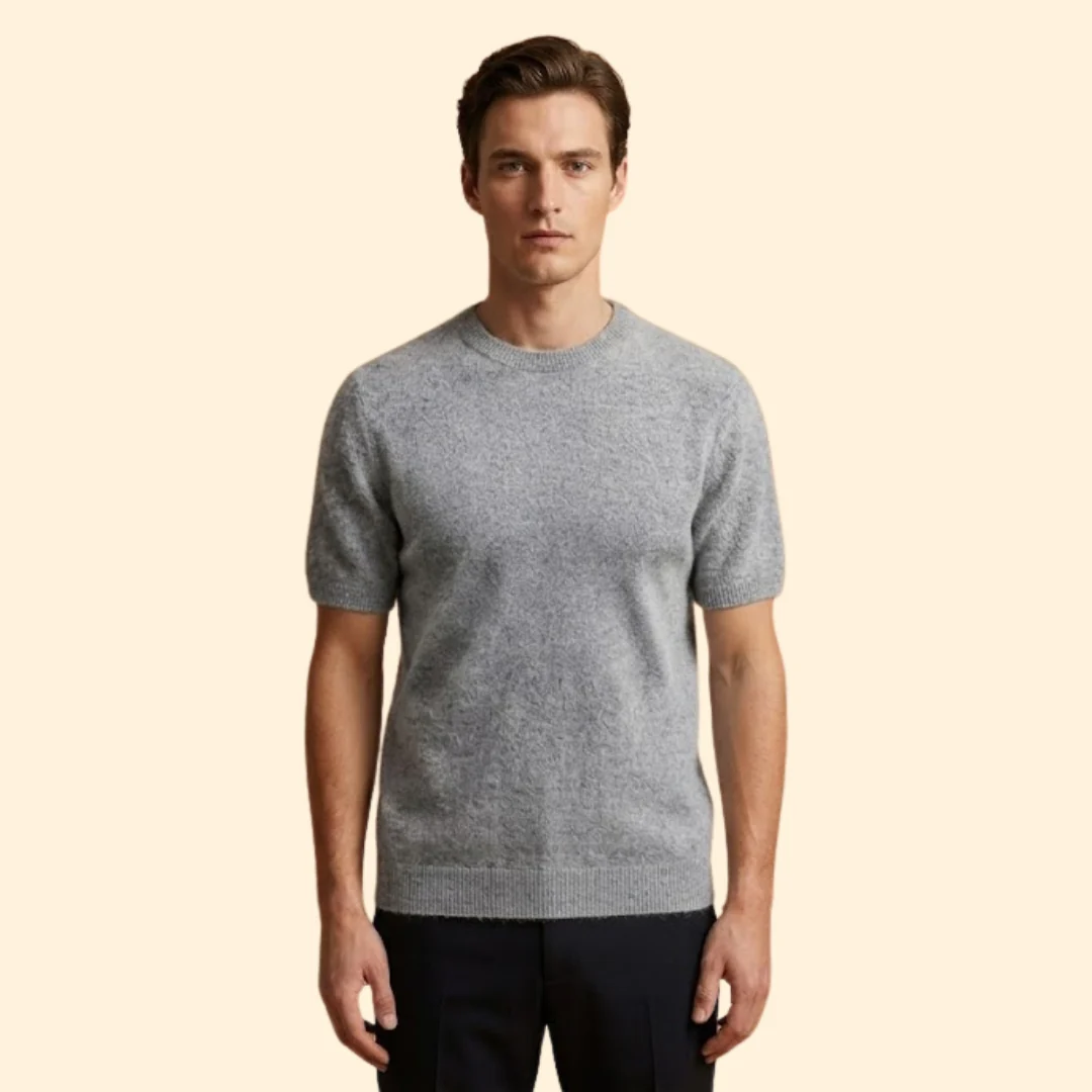 Men’s Cashmere Sweater with Tailored Silhouette - Image 10