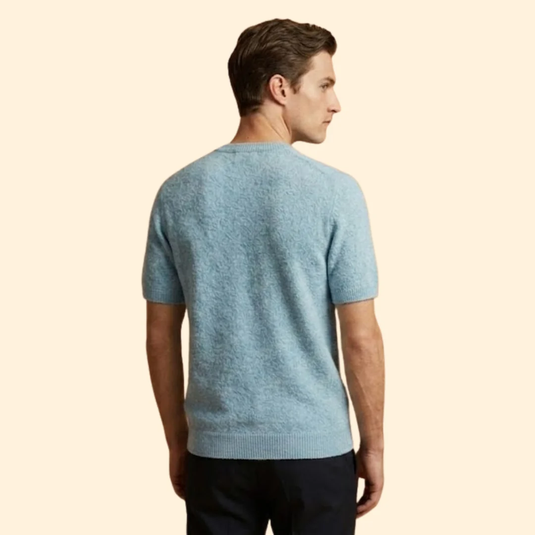 Men’s Cashmere Sweater with Tailored Silhouette - Image 5