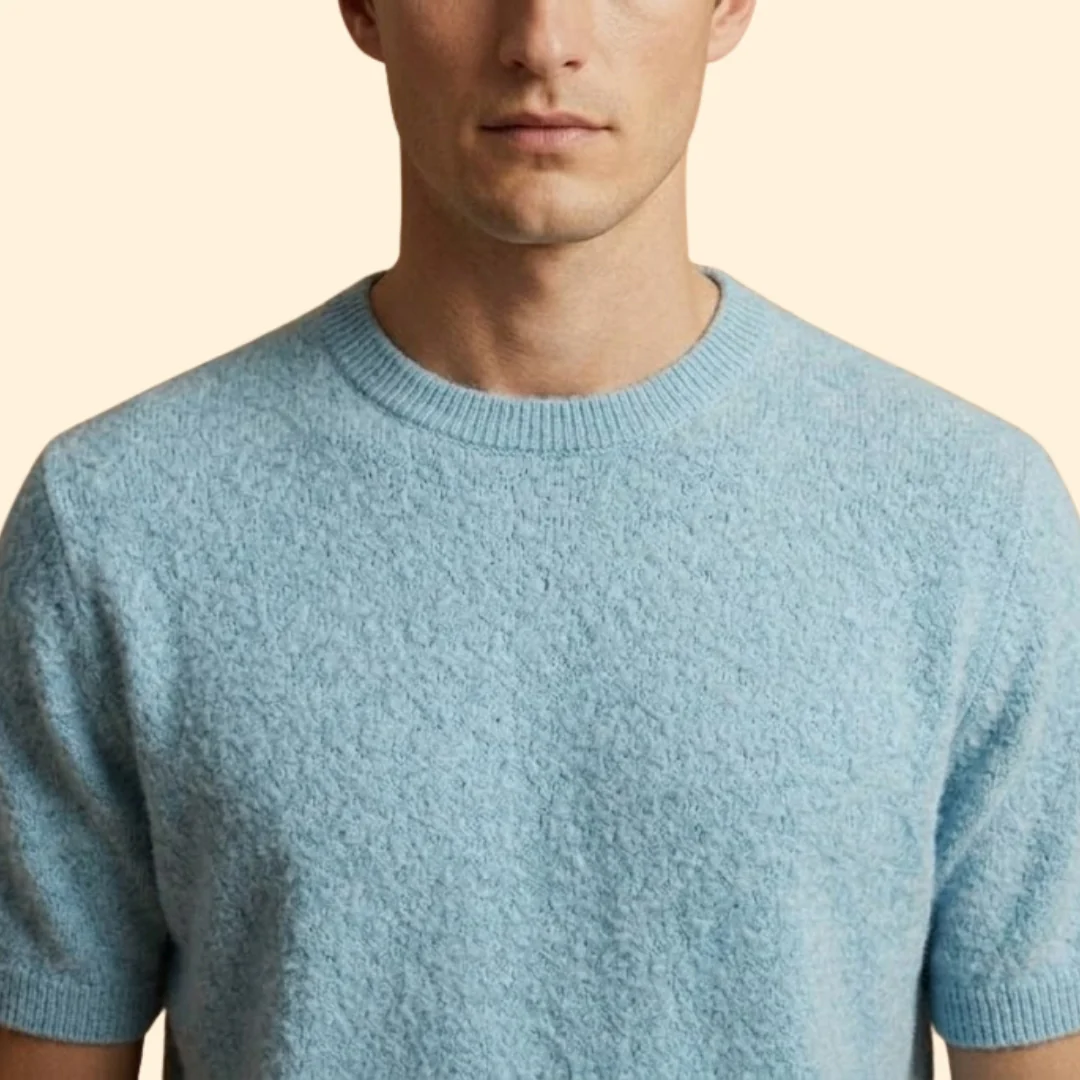 Men’s Cashmere Sweater with Tailored Silhouette - Image 6