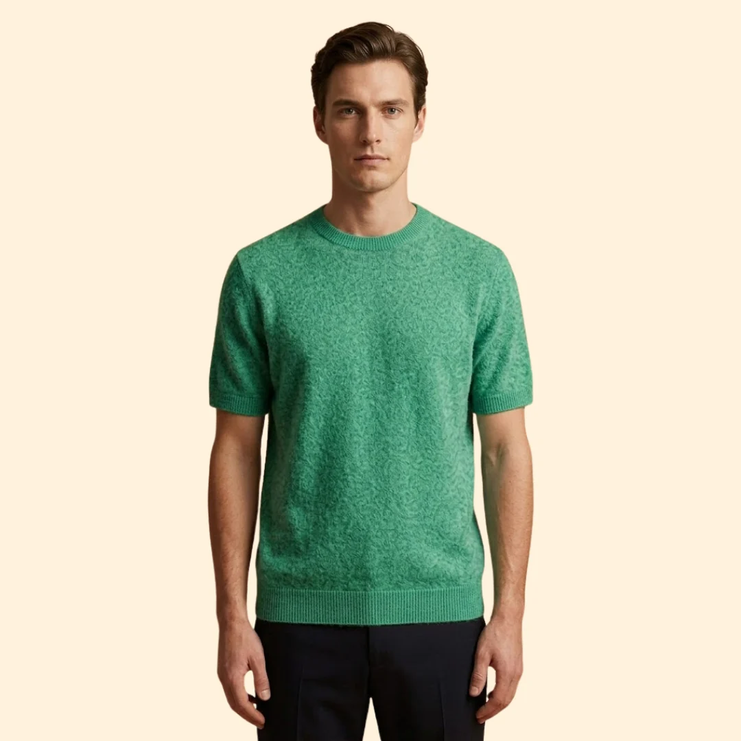 Men’s Cashmere Sweater with Tailored Silhouette - Image 7