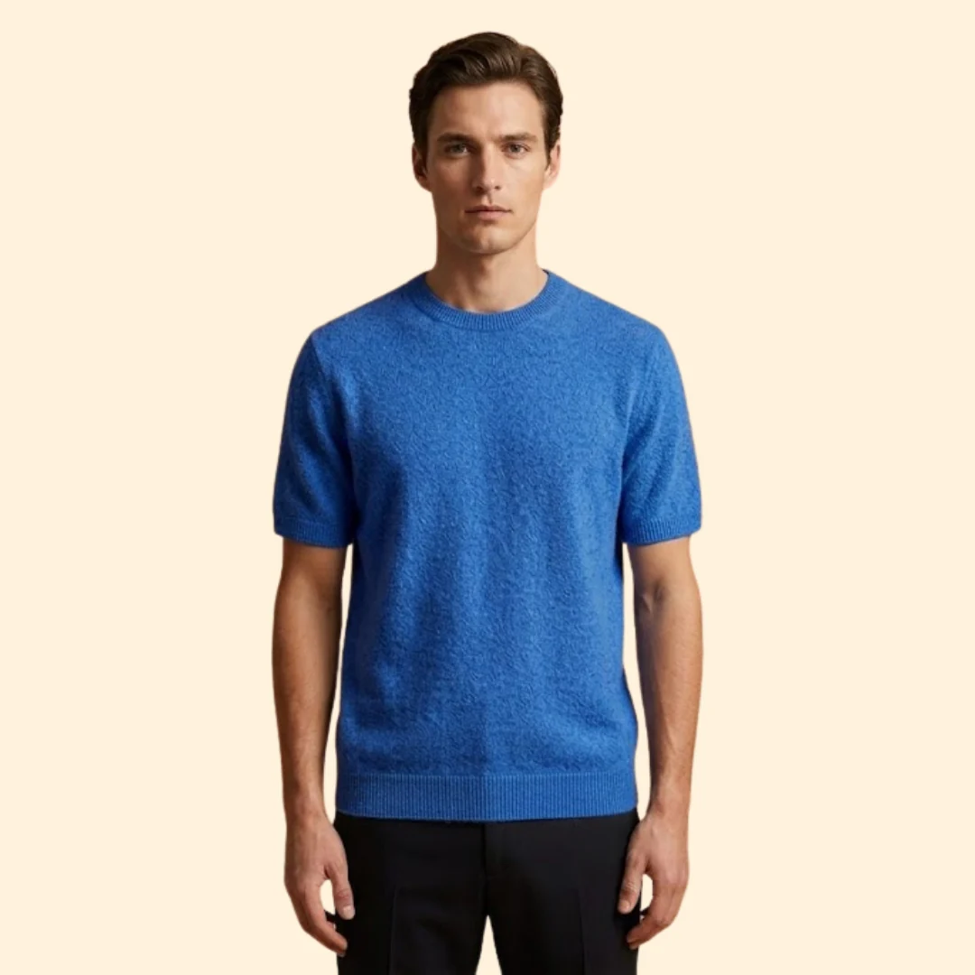 Men’s Cashmere Sweater with Tailored Silhouette - Image 8