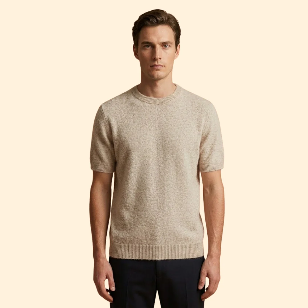 Men’s Cashmere Sweater with Tailored Silhouette - Image 9