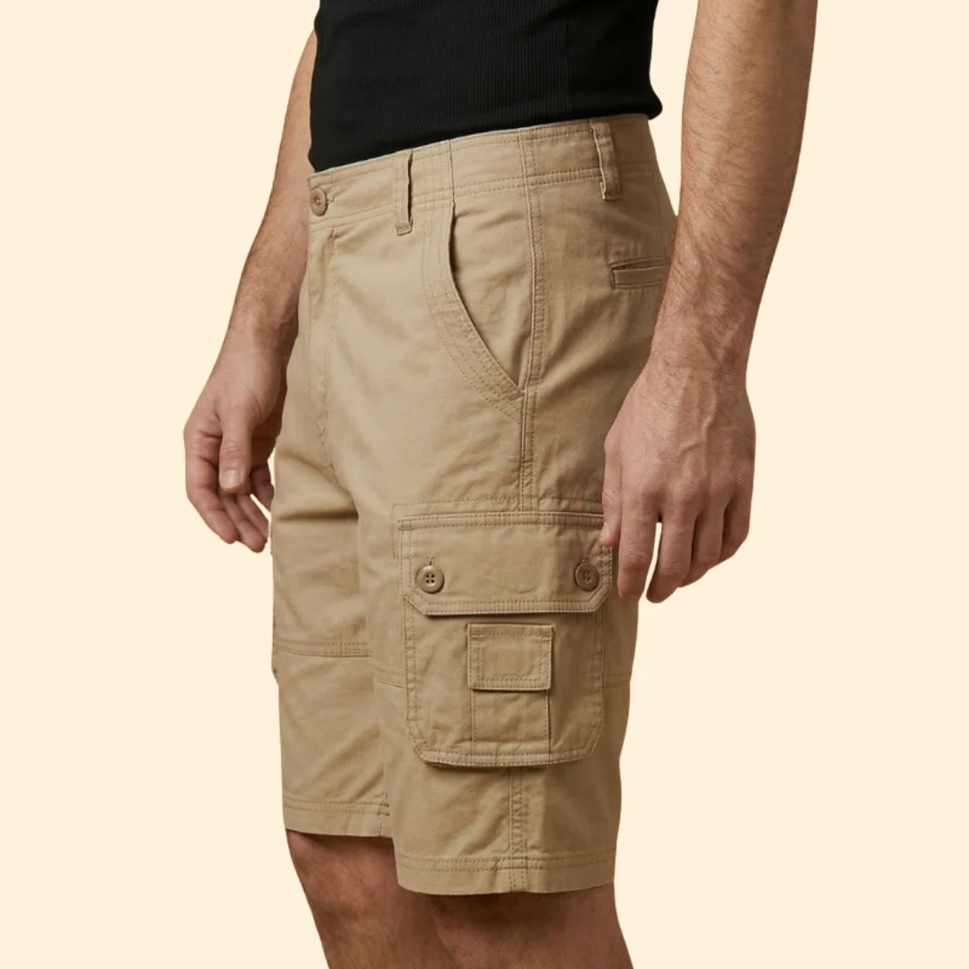 Men’s Casual Cargo Shorts with Adjustable Waist - Image 4