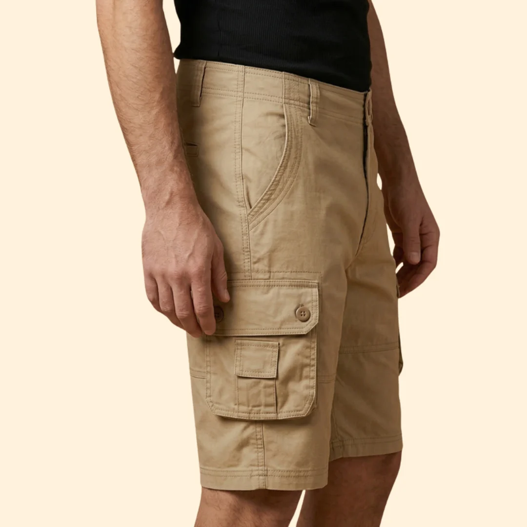 Men’s Casual Cargo Shorts with Adjustable Waist - Image 5