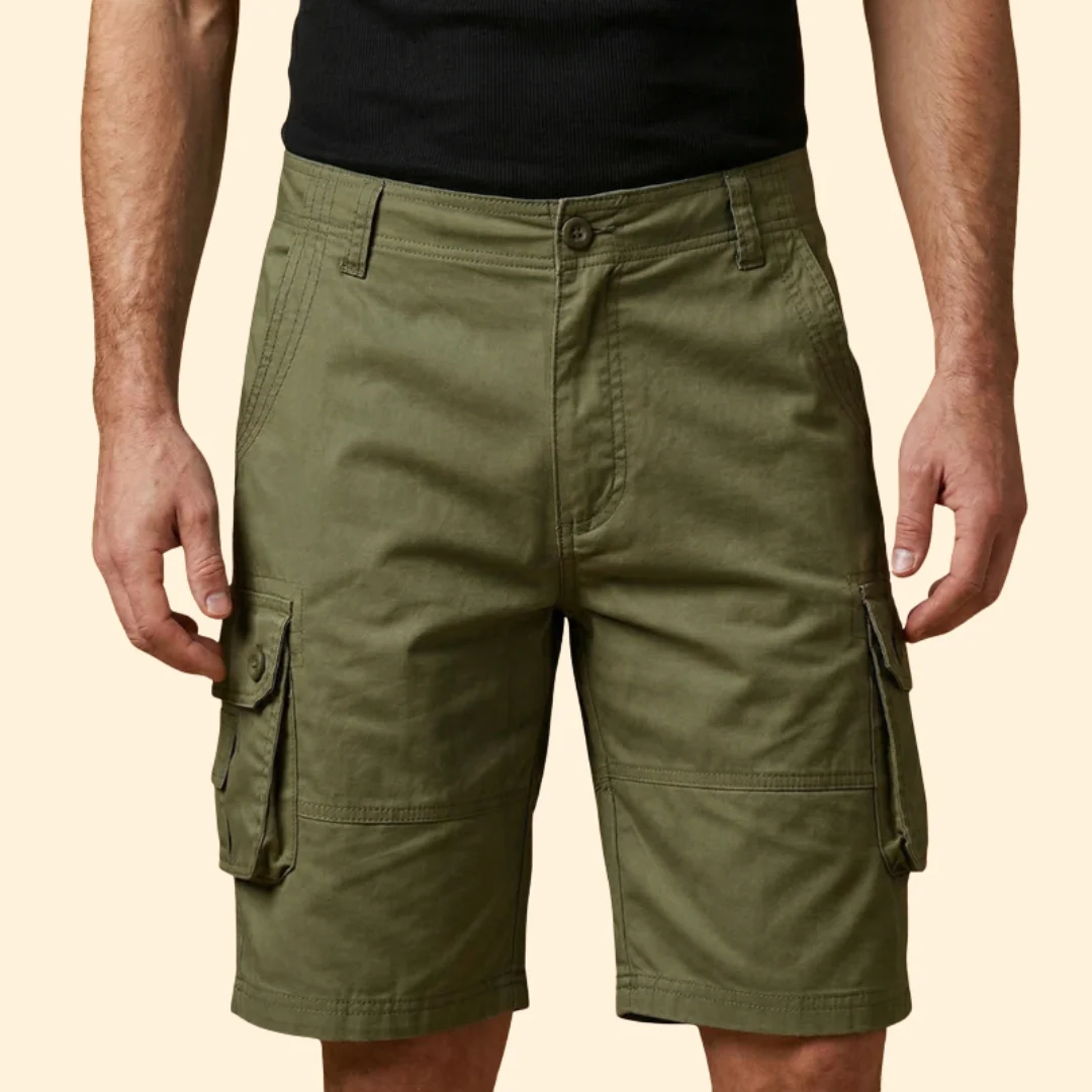 Men’s Casual Cargo Shorts with Adjustable Waist - Image 9