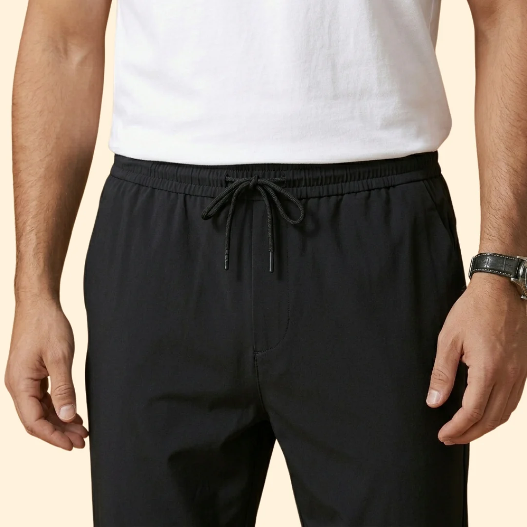 Men’s Casual Pants with Cropped Length - Image 6