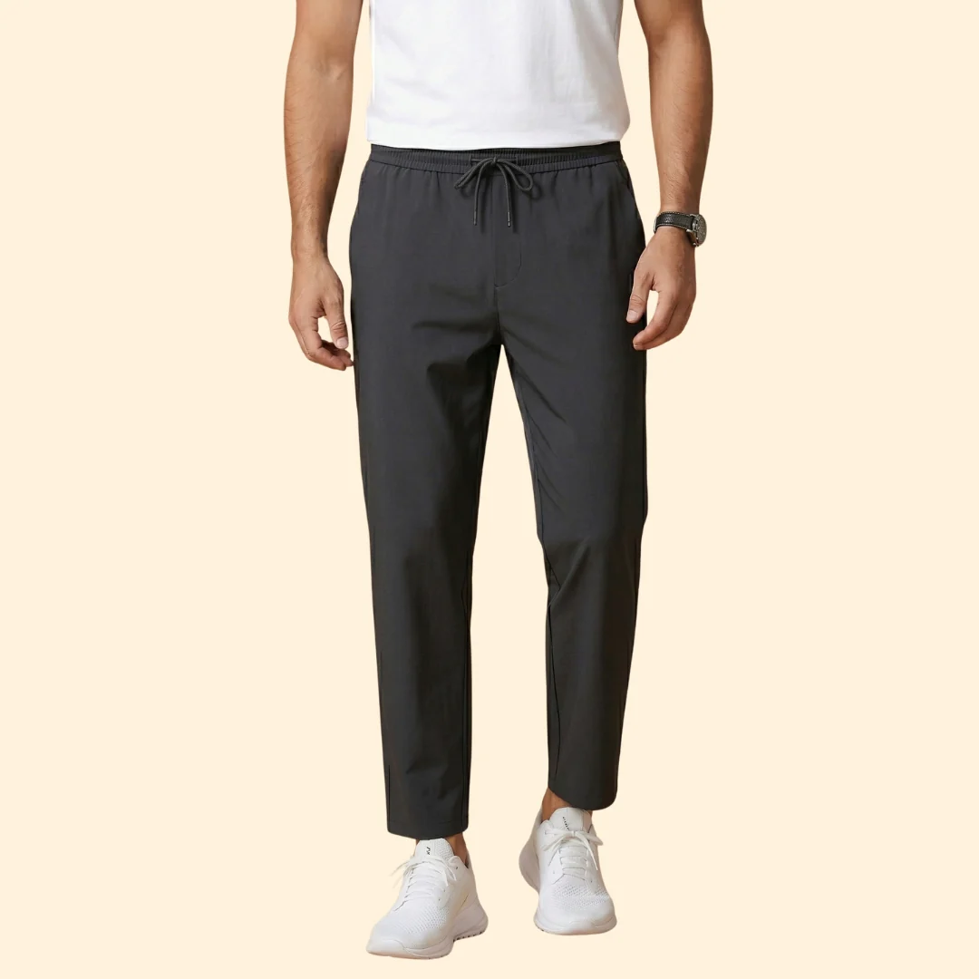 Men’s Casual Pants with Cropped Length - Image 7