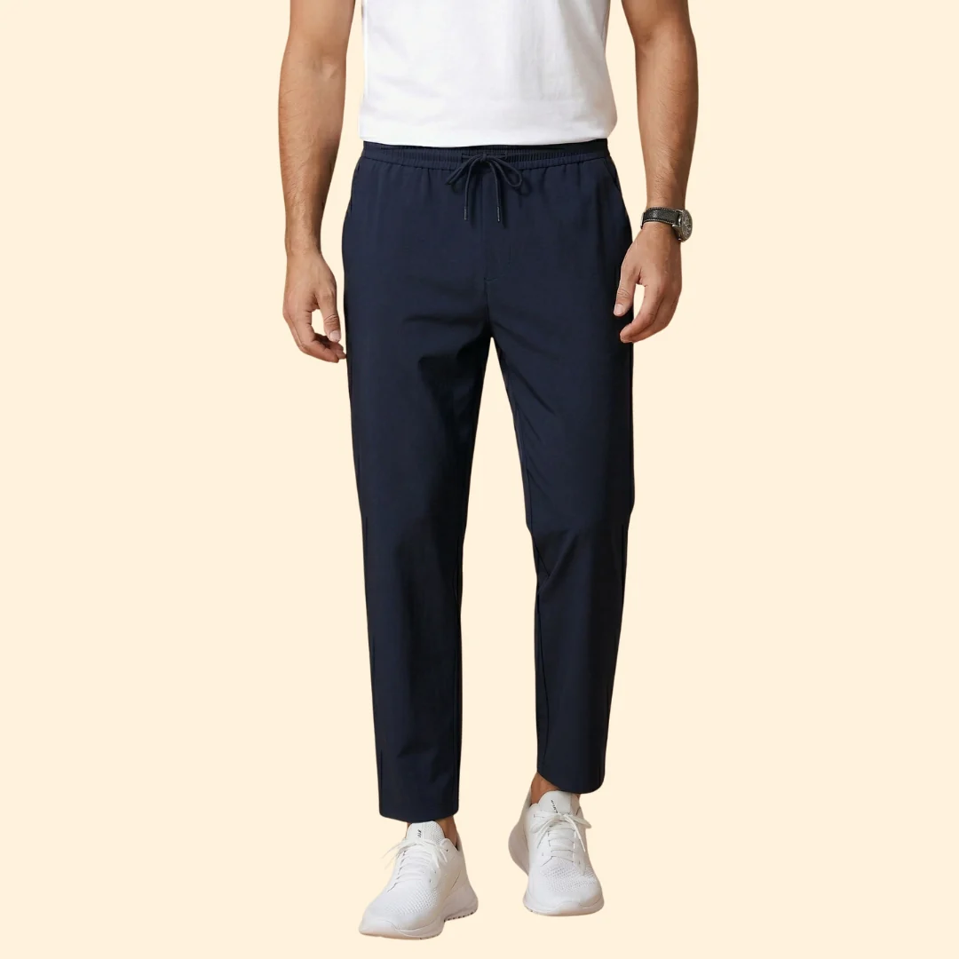 Men’s Casual Pants with Cropped Length - Image 8
