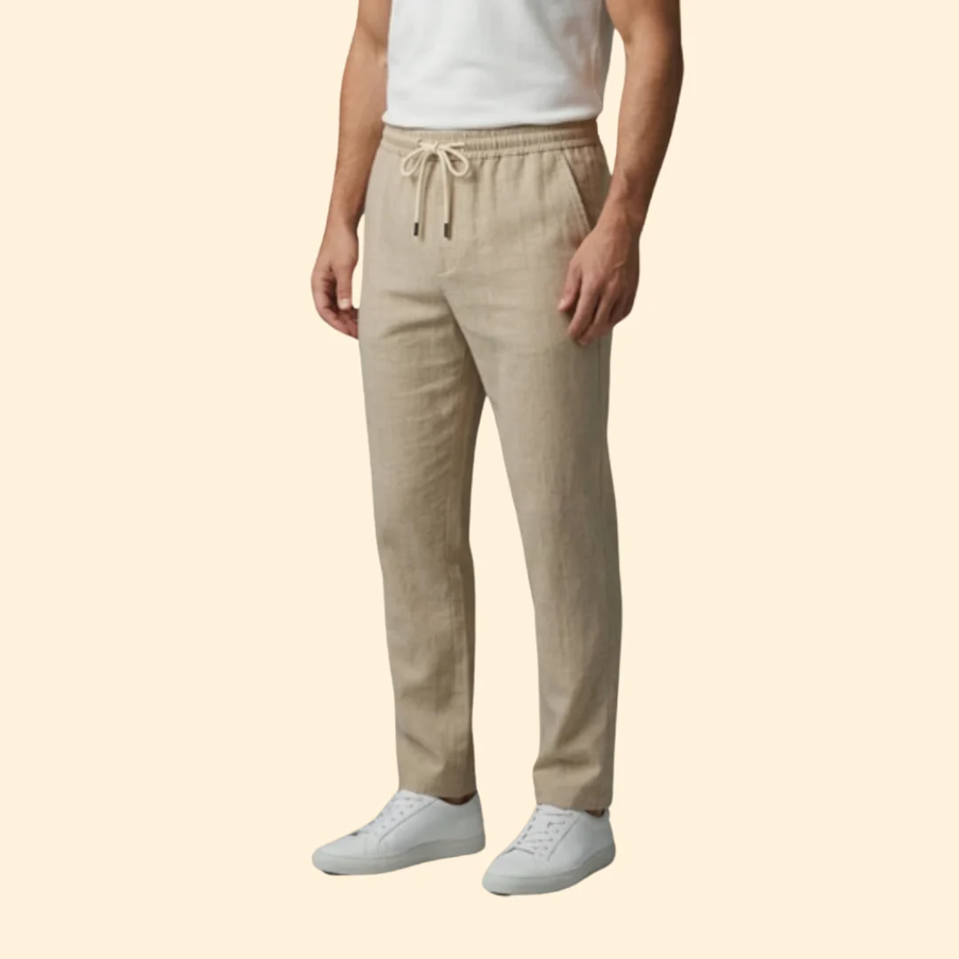 Men’s Casual Pants with Elastic Waistband - Image 5