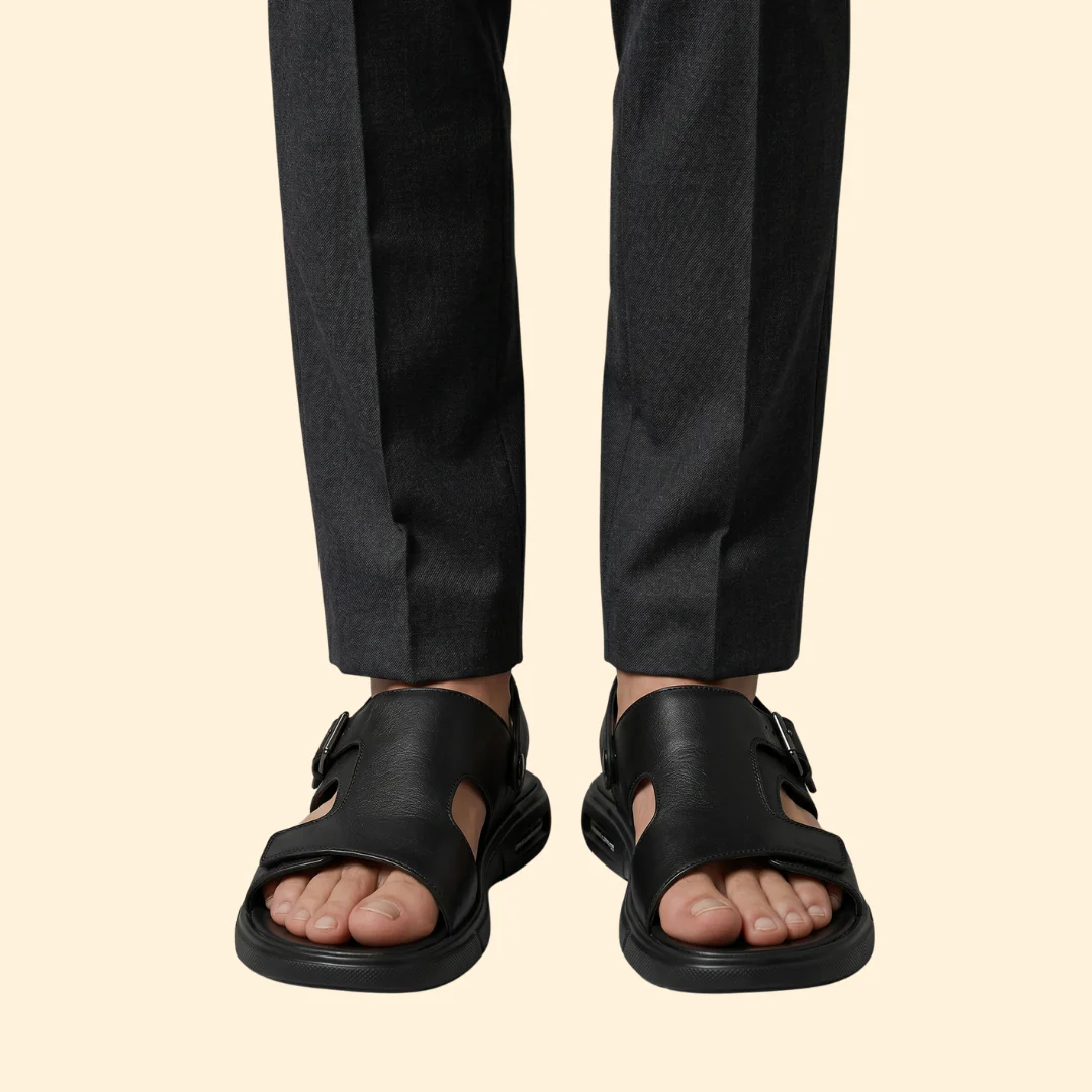Men’s Casual Sandals with Adjustable Buckle Strap - Image 3