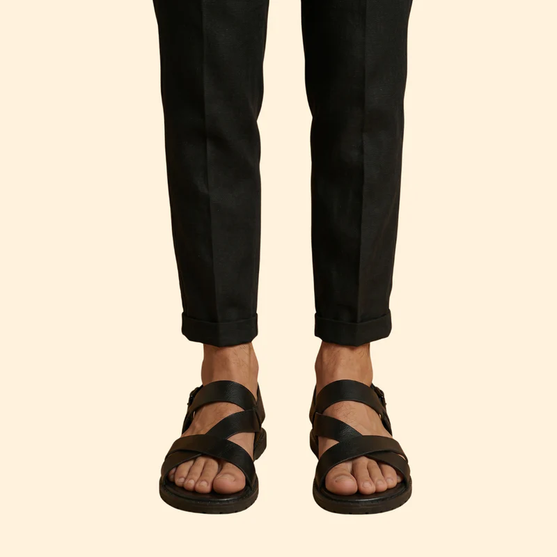 Men’s Casual Sandals with Adjustable Heel Strap - Image 5