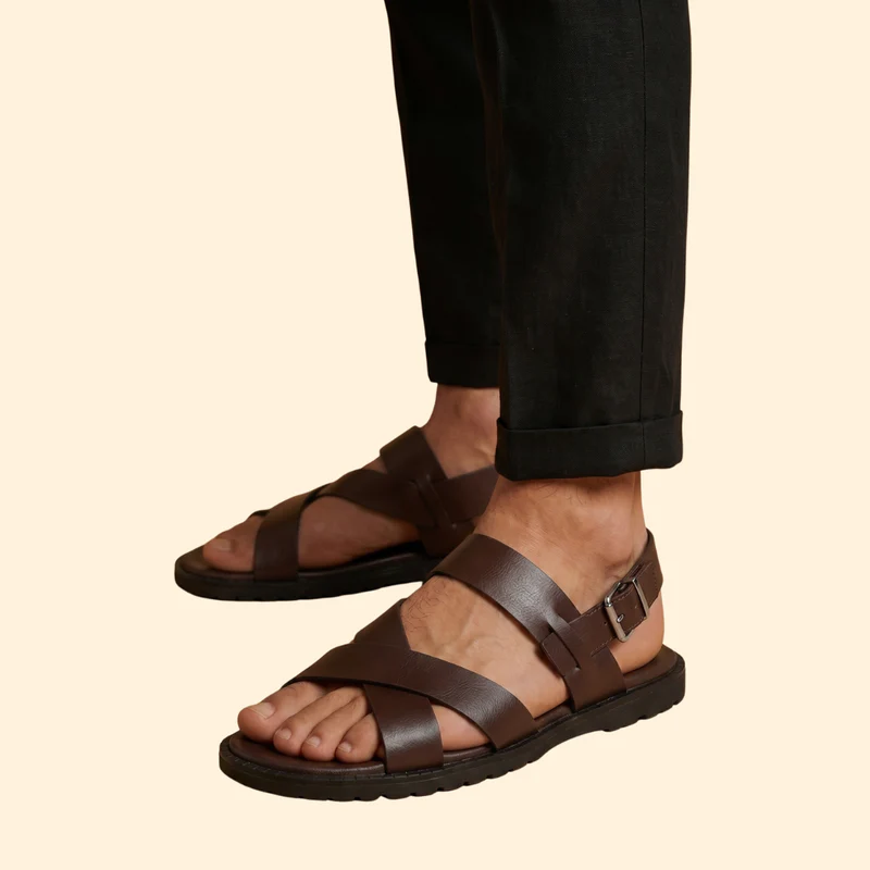 Men’s Casual Sandals with Adjustable Heel Strap - Image 6