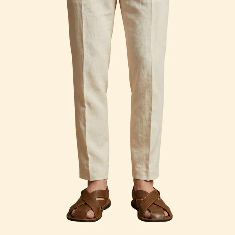 Men’s Casual Sandals with Embossed Logo Detail - Image 5