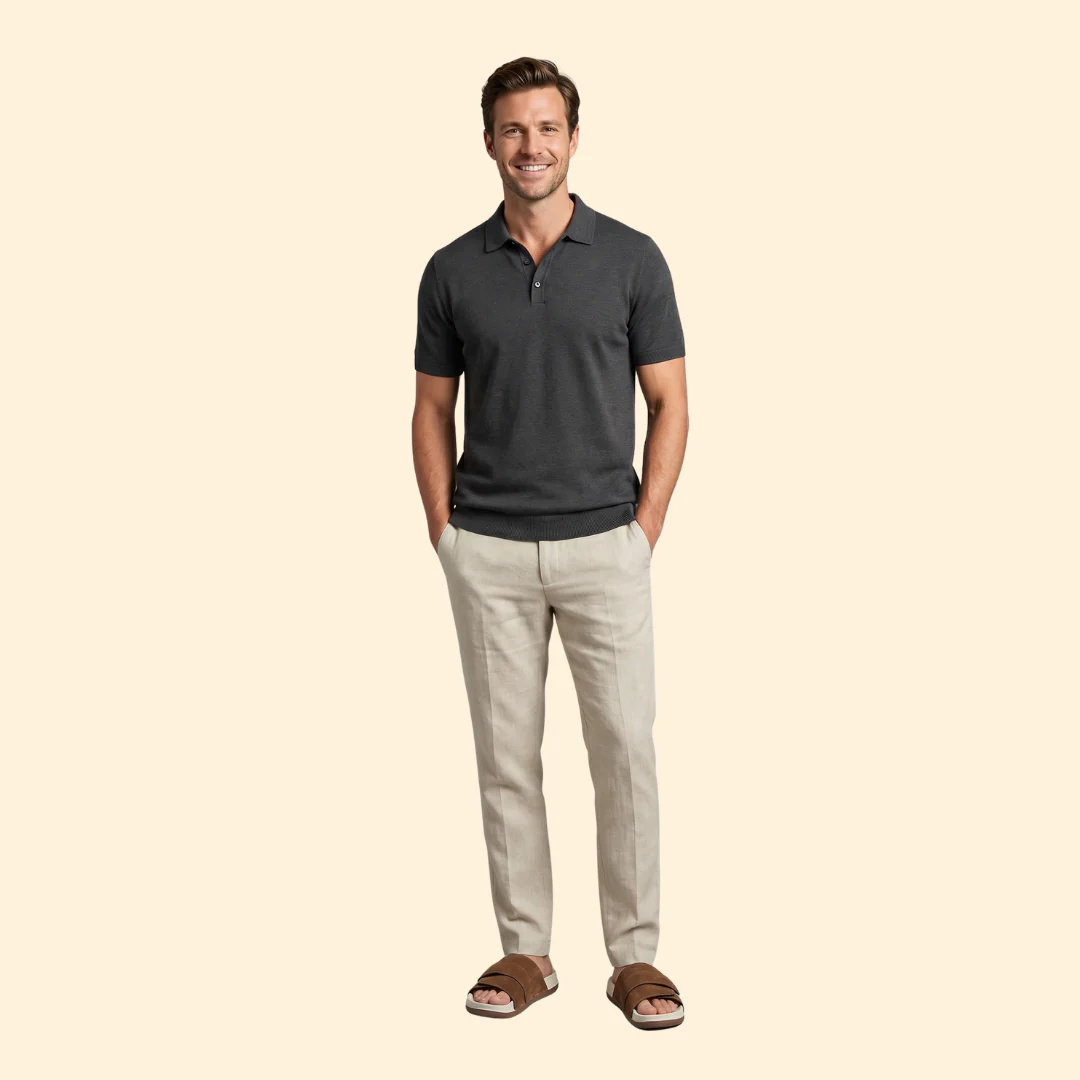 Men's Casual Sandals with Footbed - Image 2