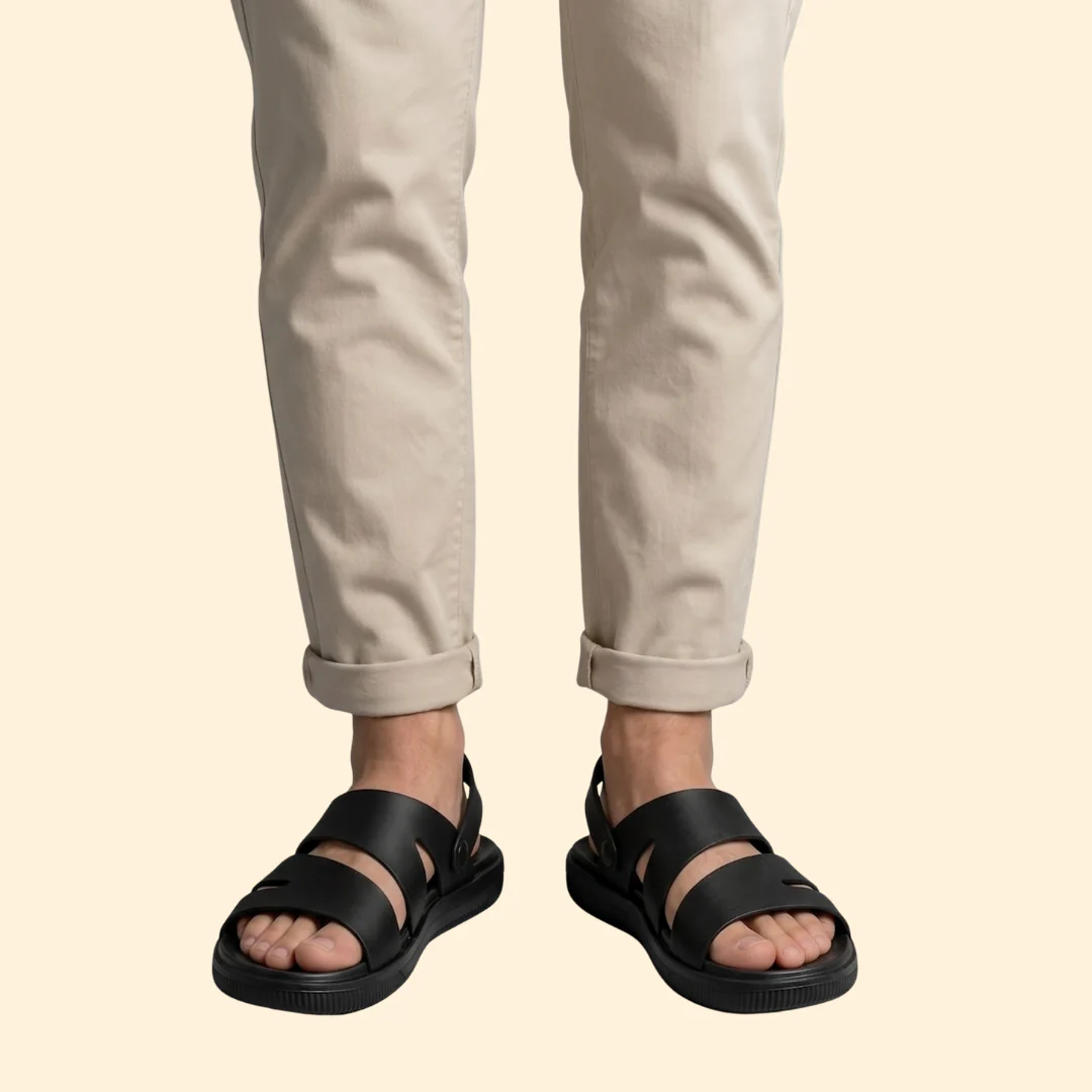 Men's Casual Sandals with Pivoting Heel Strap - Image 7