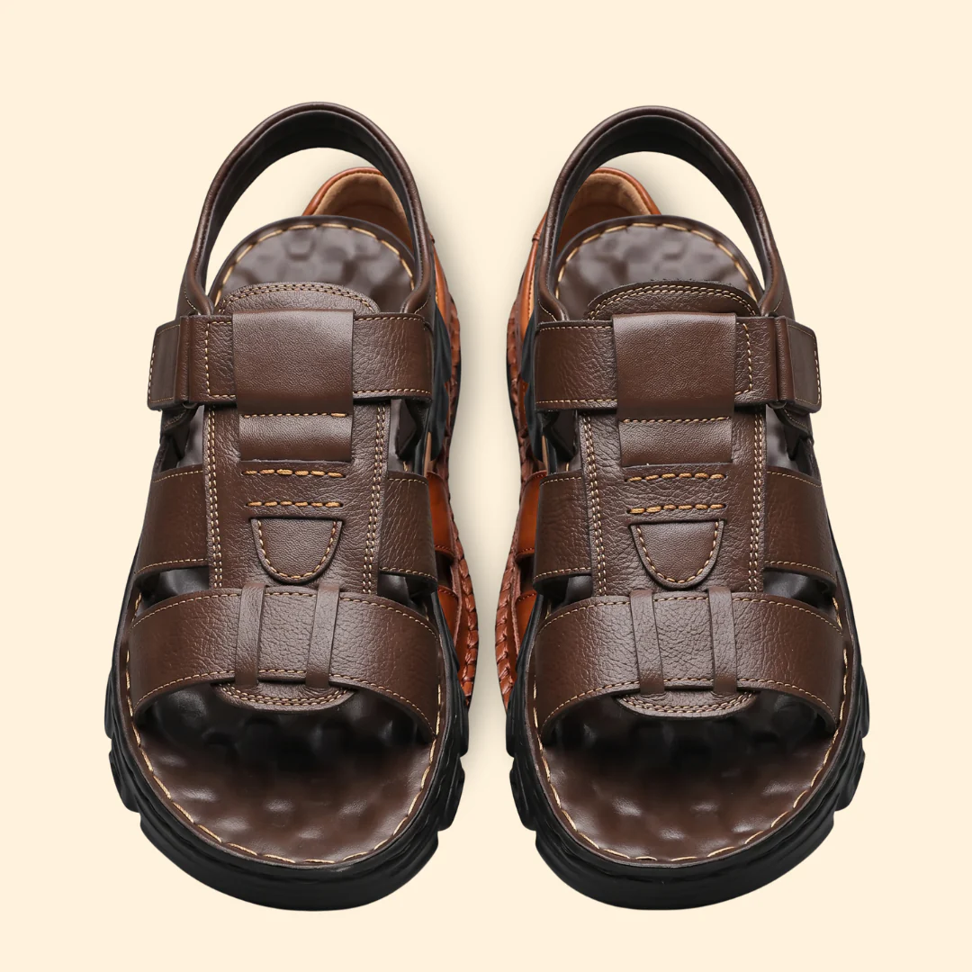 Men's Casual Sandals with Stitching