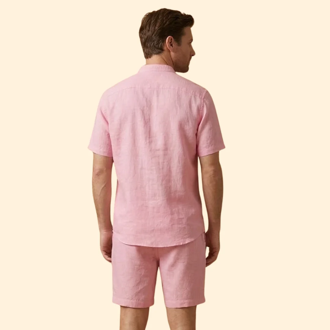 Men’s Casual Set with Button Shirt - Image 5