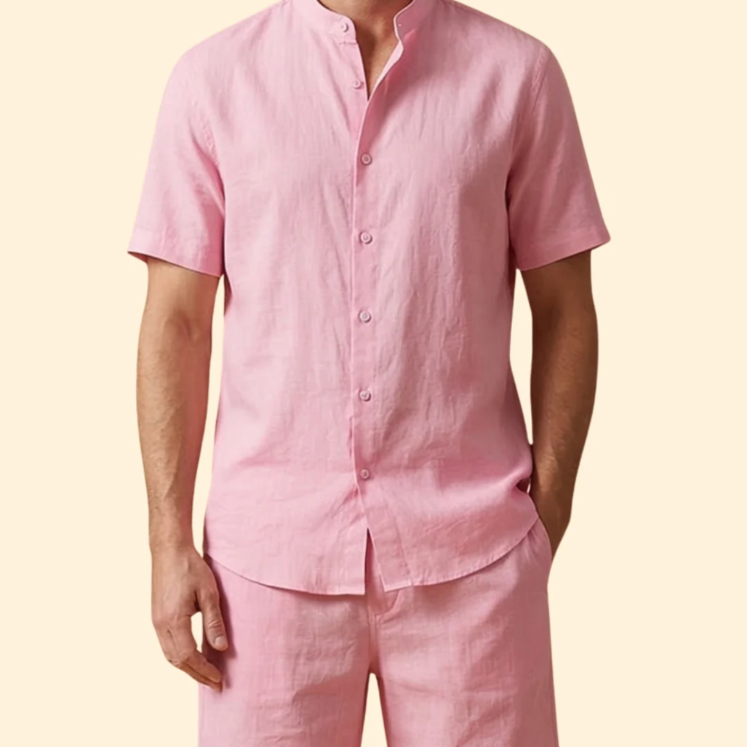 Men’s Casual Set with Button Shirt - Image 6