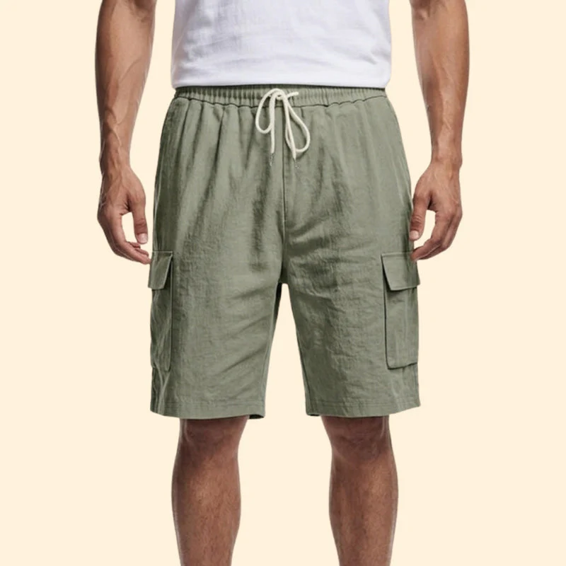 Men's Casual Shorts with Elastic Waistband - Image 12