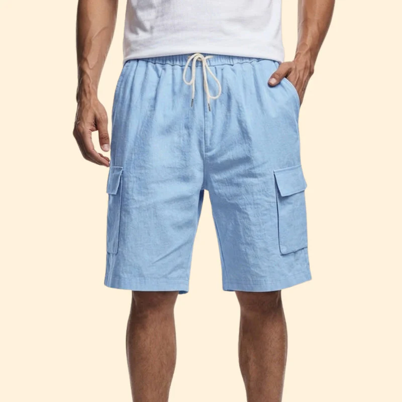 Men's Casual Shorts with Elastic Waistband - Image 3
