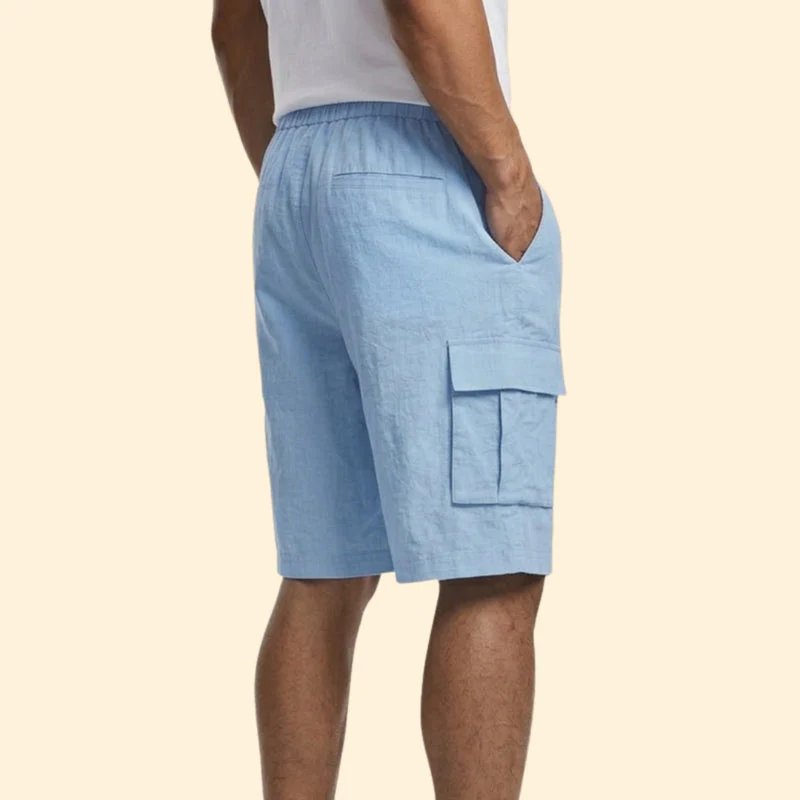 Men's Casual Shorts with Elastic Waistband - Image 4