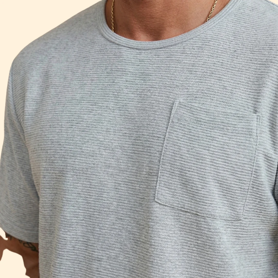 Men’s Casual Top with Elastic Waist Cargo Shorts - Image 6