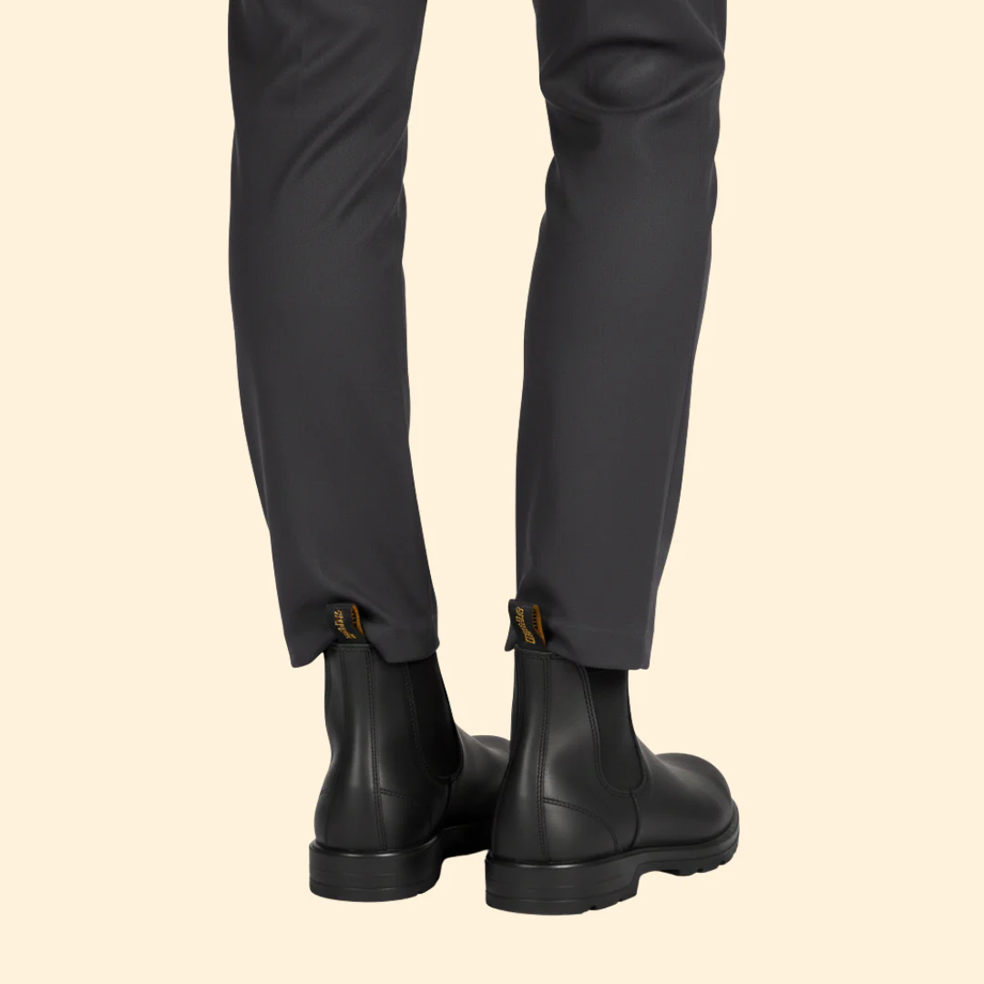 Men’s Chelsea Boots with Elastic Side Panels - Image 2