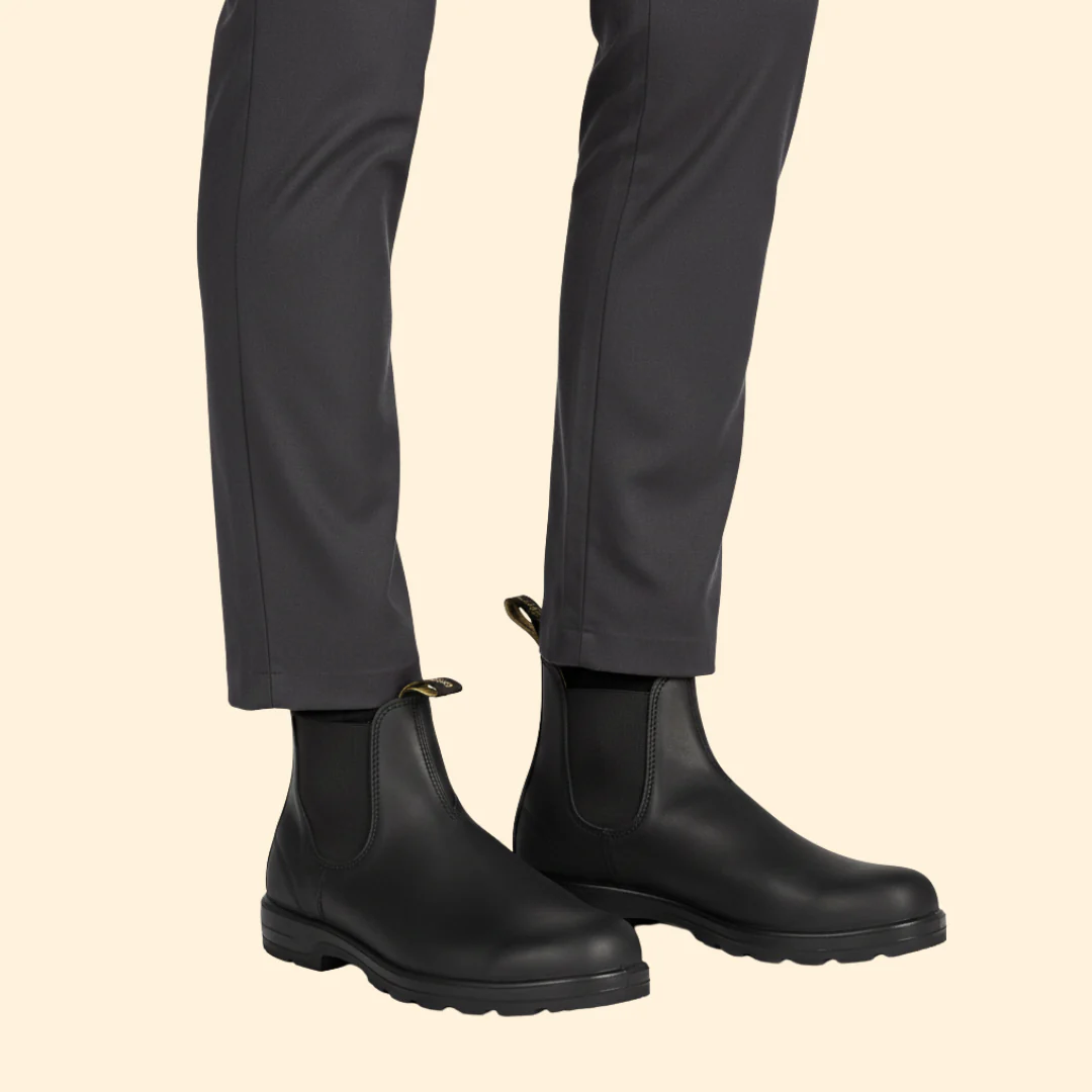 Men’s Chelsea Boots with Elastic Side Panels - Image 5