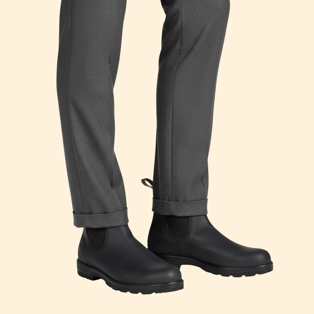 Men’s Chelsea Boots with Elastic Side Panels - Image 8